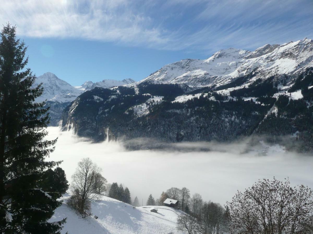 Holiday Flat #1, Chalet Aberot, Wengen, Switzerland Exterior photo
