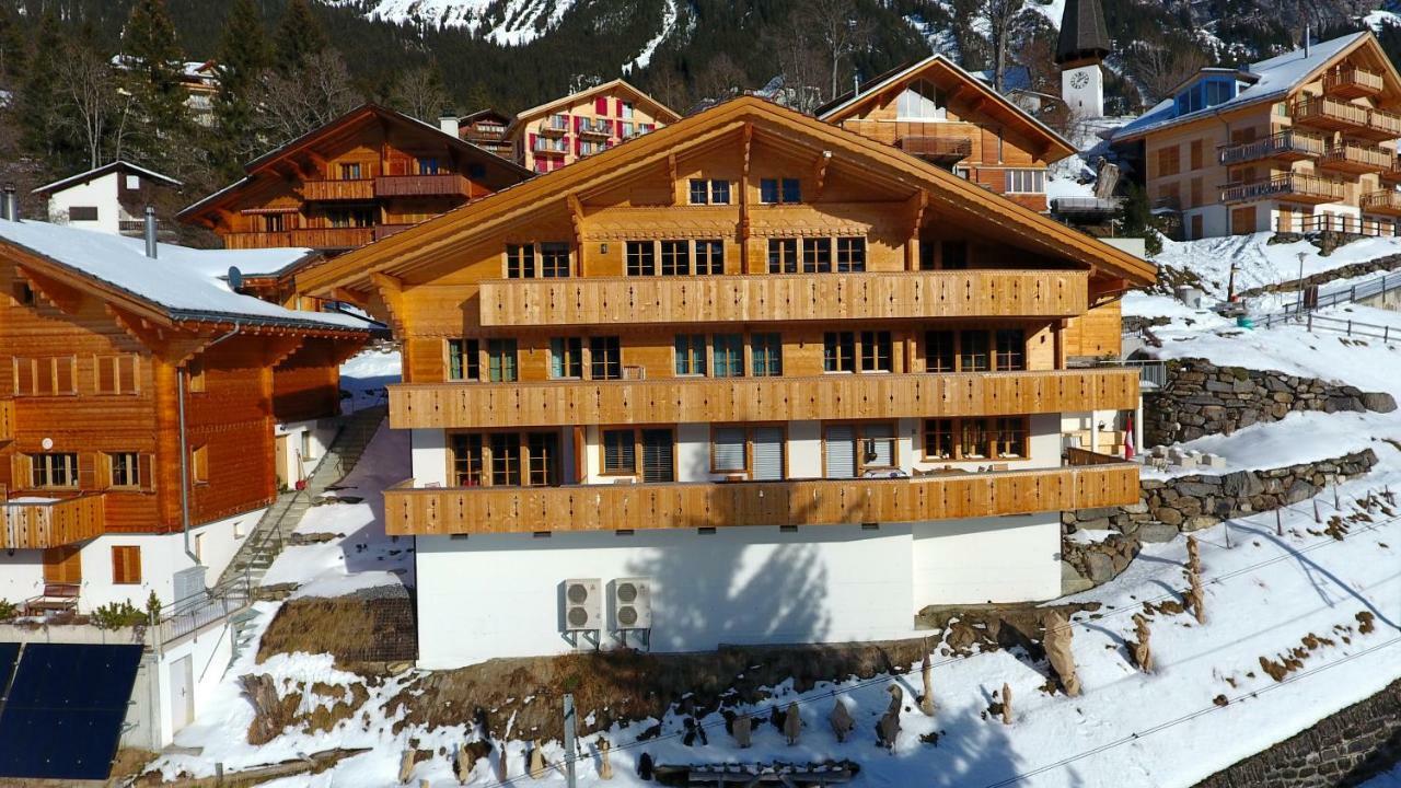Holiday Flat #1, Chalet Aberot, Wengen, Switzerland Exterior photo